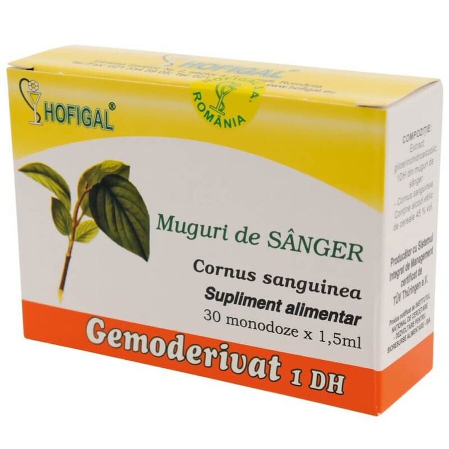 Brotes de sangre, Gemoderivat, 30 monodosis, Hofigal