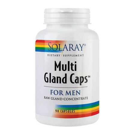 Multi Gland Caps for Men Solaray, 90 cápsulas, Secom