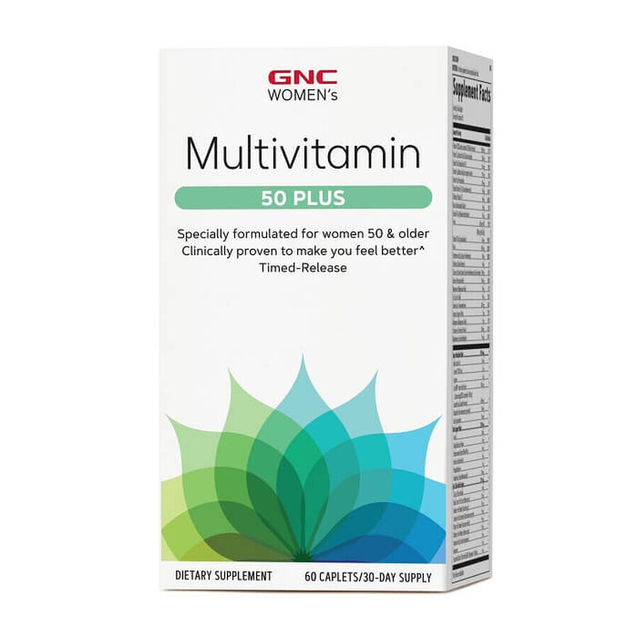 Multivitaminas para mujeres 50 y más (202549), 60 comprimidos, GNC