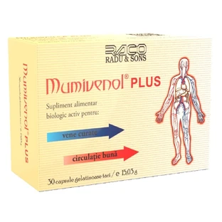 Mumivenol Plus, 30 cápsulas, Radu &amp; Sons