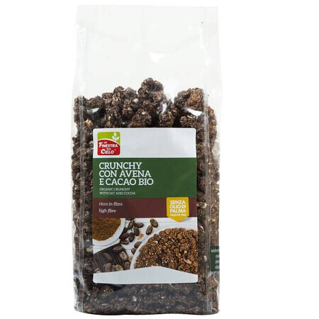 Musli crujiente con avena y cacao, 375 g, La Finestra Sul Cielo