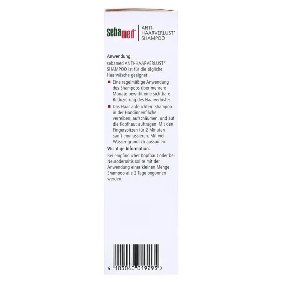 Anti-Haarverlust Shampoo, 200 ml, Sebamed