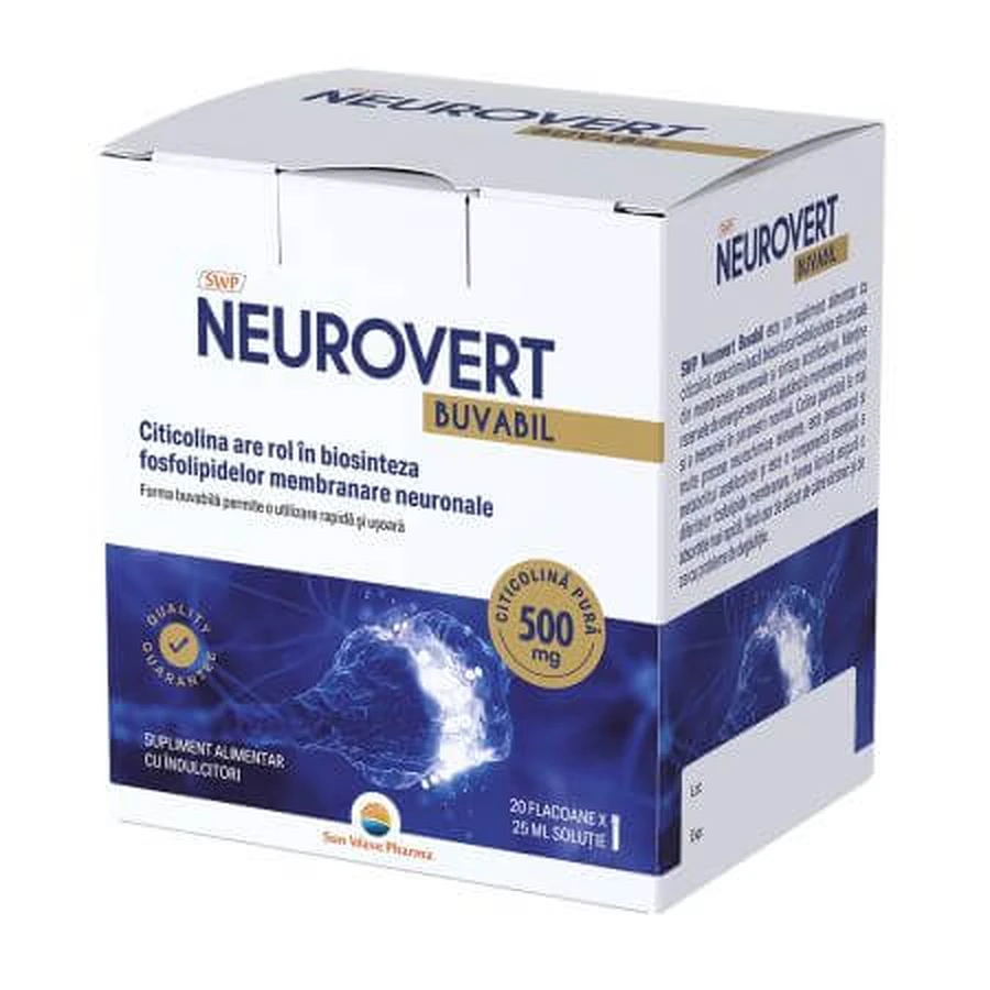 Neurovert oral, 20 viales, Sun Wave Pharma
