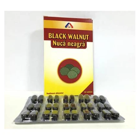Nuca Neagra, 30 tablete, American Lifesyle