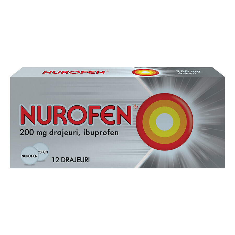 Nurofen 200mg, envase de 12, Reckitt Benkiser Healthcare