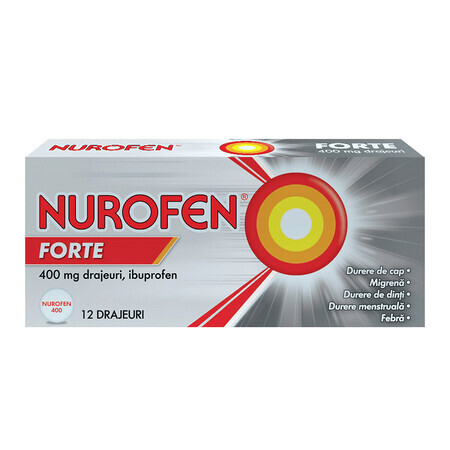 Nurofen Forte 400 mg, 12 compresse, Reckitt Benkiser Healthcare