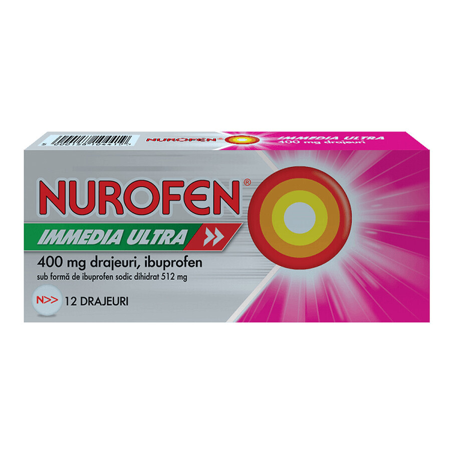 Nurofen Immedia Ultra 400mg, 12 sobres, Reckitt Benckiser Healthcare