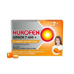 Nurofen Junior al gusto di arancia, 7 anni+, 100 mg, 12 capsule, Reckitt Benckiser