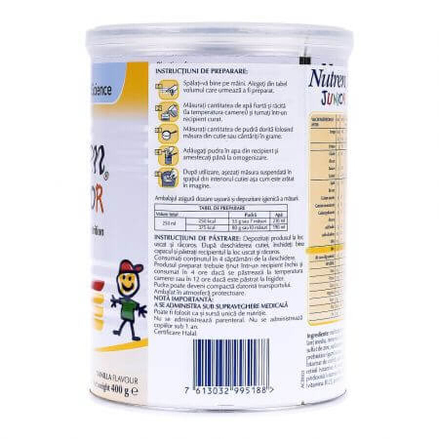 Nutren Junior Vanille-Geschmack, 400 g, Nestlé