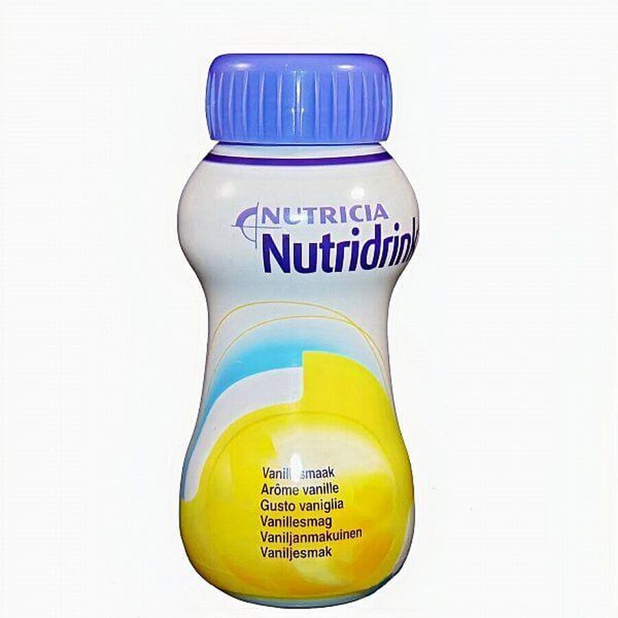 Nutridrink con sabor a vainilla, 200 ml, Nutricia