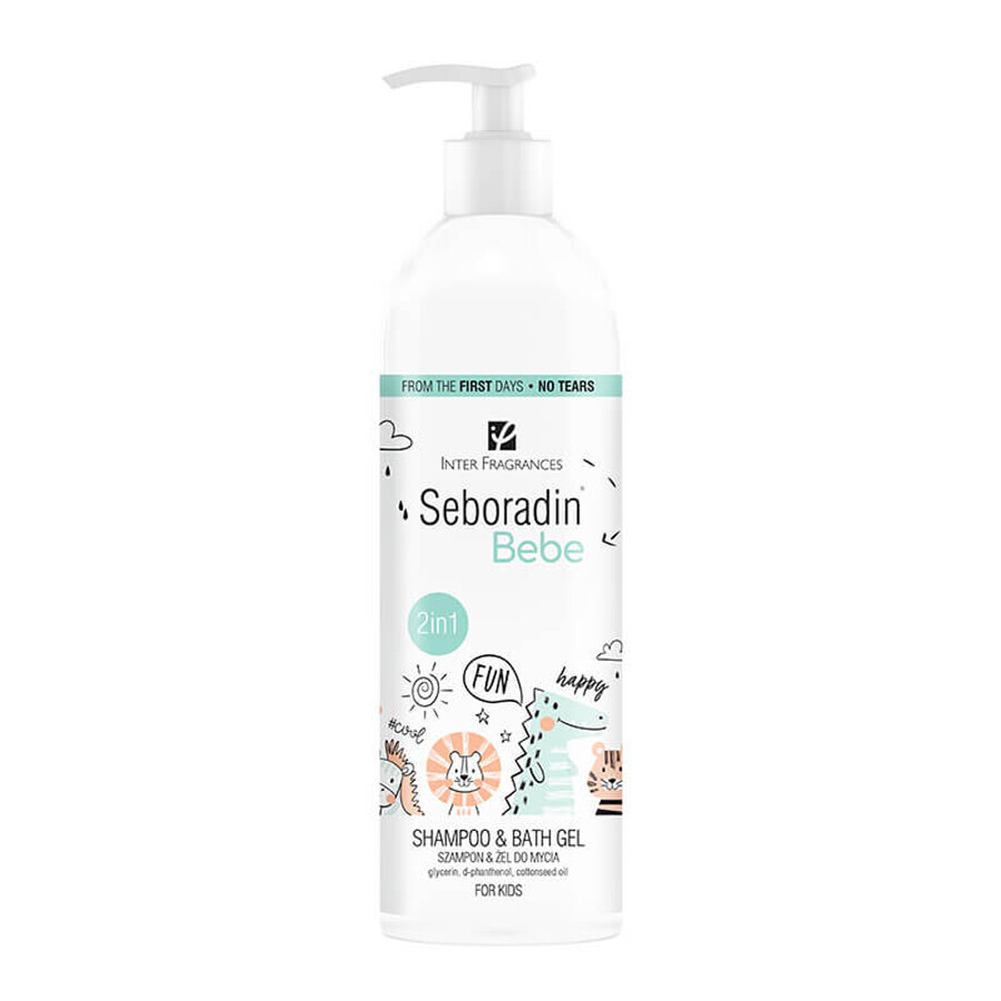 Seboradin Baby Shampoo en Douchegel 2 in 1, 500 ml, Lara