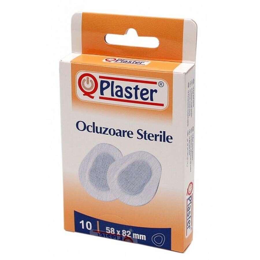 Ocluzoare sterile 58 x 82 mm, 10 bucati, QPlaster