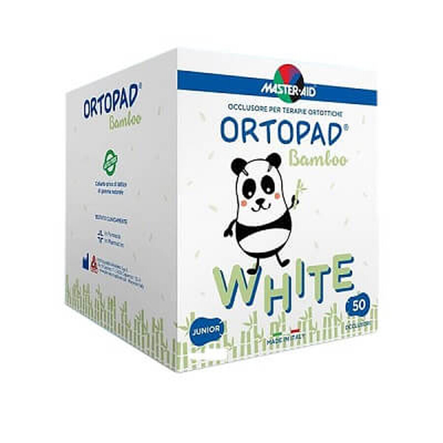 Master-Aid® Ortopad® White Occlusore Per Terapie Ortottiche Formato Regular Bianco 50 Pezzi