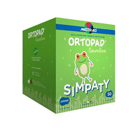 Master-Aid Ortopad Simpaty Cotton Cerotto Oculare Junior 50 Pezzi