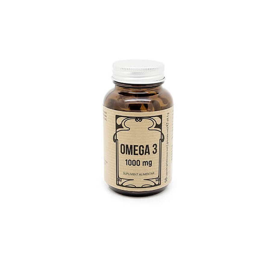 Omega 3 1000 mg, 50 cápsulas, Remedia