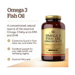 Omega 3 triple concentrado, 50 cápsulas, Solgar