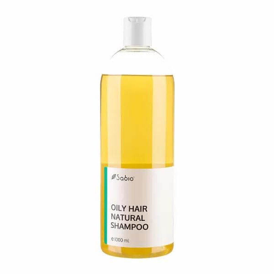 Natural shampoo for oily hair, 1000 ml, Sabio