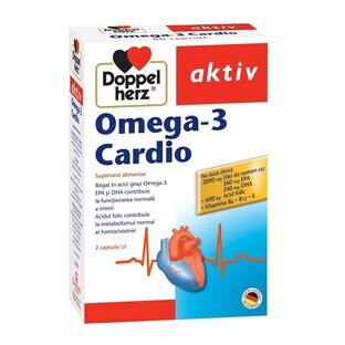 Omega-3 Cardio para el Corazón, 60 cápsulas, Doppelherz