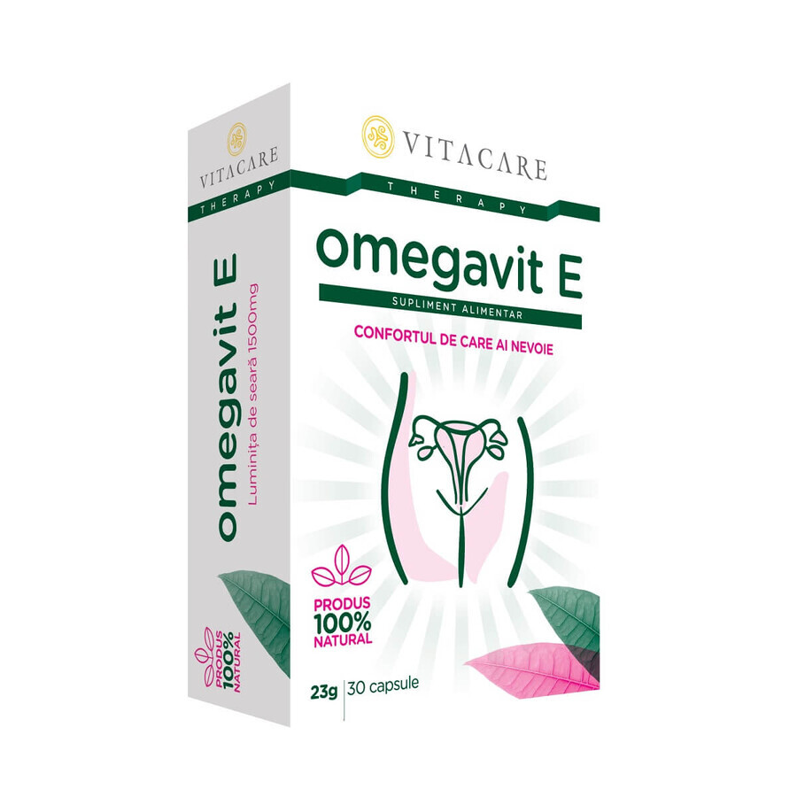 Omegavit E, 30 cápsulas, Vitacare