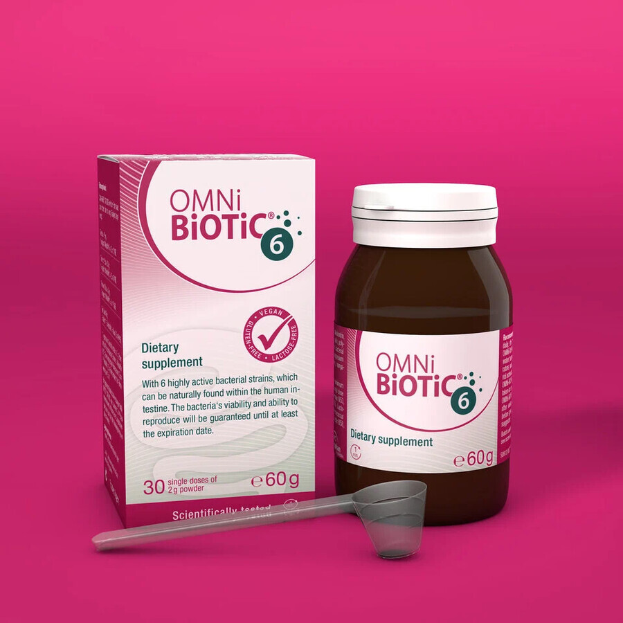 Omni-Biotic 6, 60 g, Instituut AllergoSan (OmniBiotic)