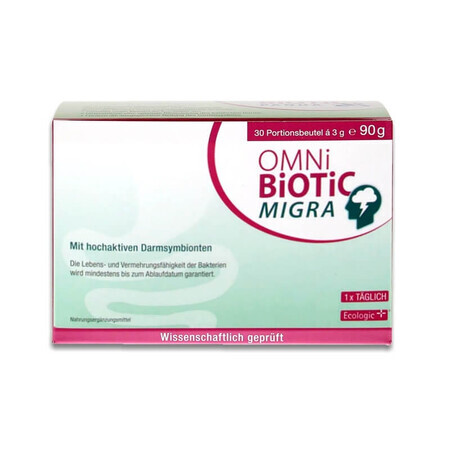 Omni-Biotic Migra, 30 sachets, AllergoSan Instituut (OmniBiotic)