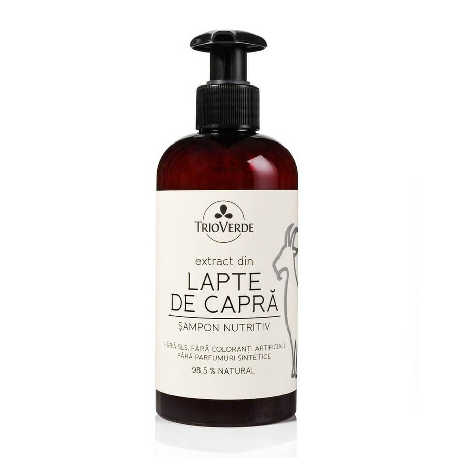 Shampoo nutriente con estratto di latte di capra, 250ml, Trio Verde