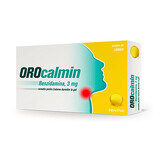 Orocalmin 3 mg con sabor a limón, 20 comprimidos, Zentiva