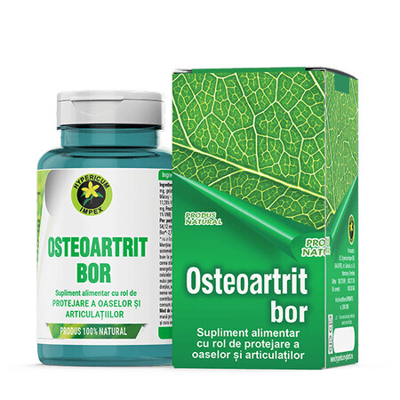 Osteoartrit Bor, 60 capsule, Hypericum