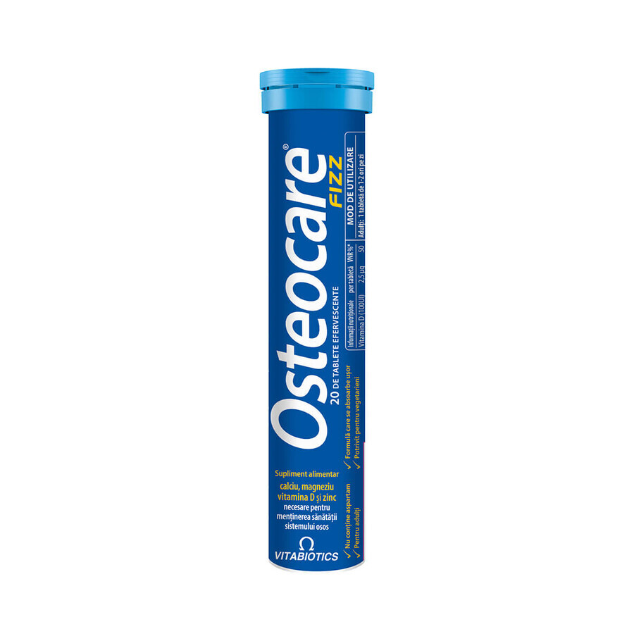 Osteocare Fizz effervescente, 20 compresse, Vitabiotics