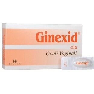 Ovulos Vaginales Ginexid clx, 10 piezas, Farma-Derma