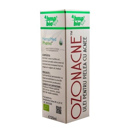 Aceite ozonance para pieles con acné, 20 ml, HempMed Pharma