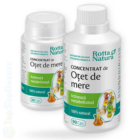 Appelciderazijn concentraat, 90 capsules + 30 capsules, Rotta Natura