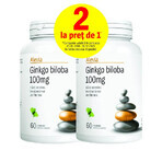 Pack Ginkgo Biloba 100 mg, 60 + 60 comprimidos, Alevia