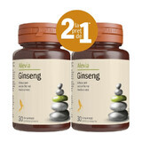 Pack Ginseng, 30 gélules, Alevia (1+1)
