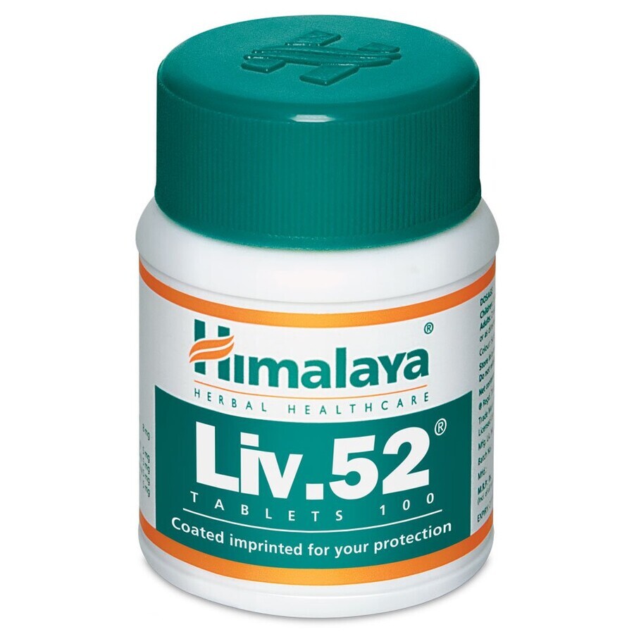 Confezione Liv 52 (1 + 1) 10% di sconto, 100 compresse, Himalaya