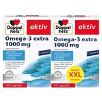 Pachet Omega - 3 Extra, 1000 mg, 120 + 60 capsule, Doppelherz 