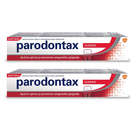 Classic Tandpasta pakket Parodontax, 75 ml + 75 ml, Gsk