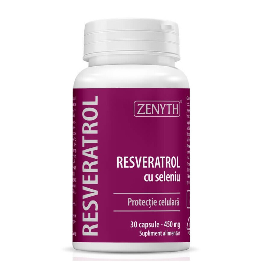 Resveratrol con selenio pack, 30+30 cápsulas, Zenyth