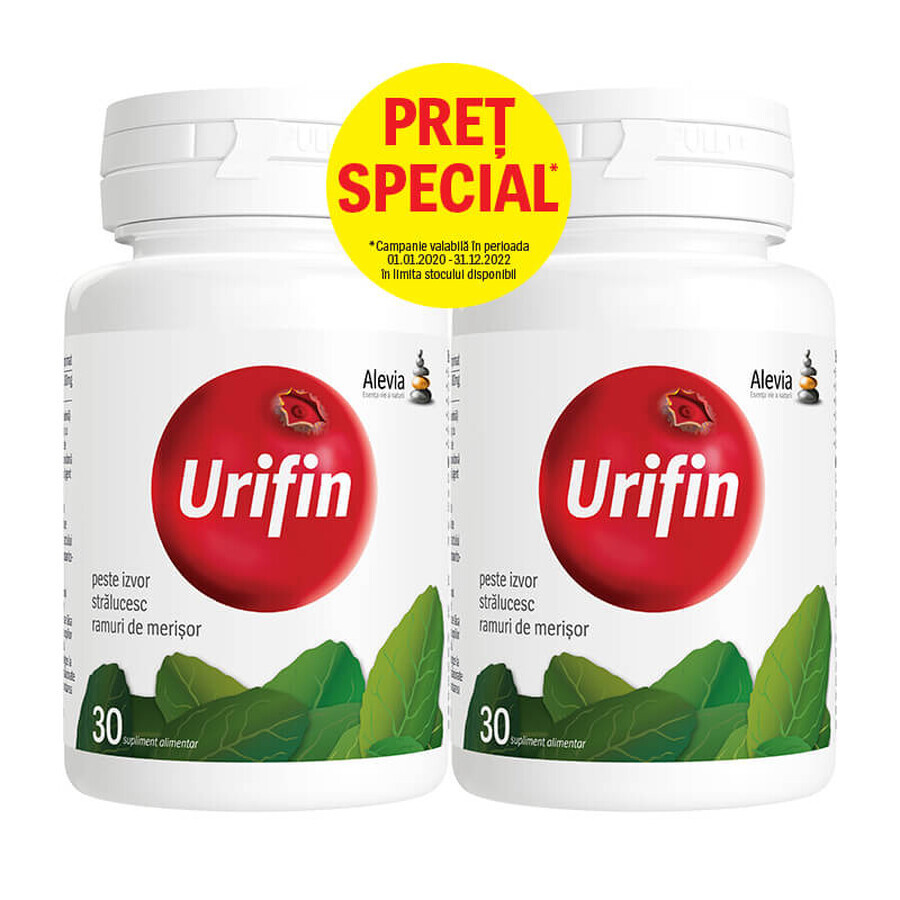 Urifin-Paket (1+1 Sonderpreis), 30 Tabletten, Alevia