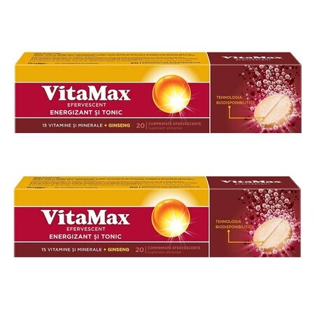 Vitamax Efervescent verpakking, 20 + 20 tabletten, Perrigo