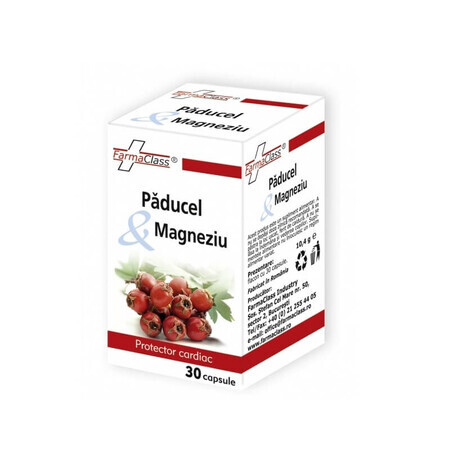 Păducel & Magneziu, 30 capsule, FarmaClass