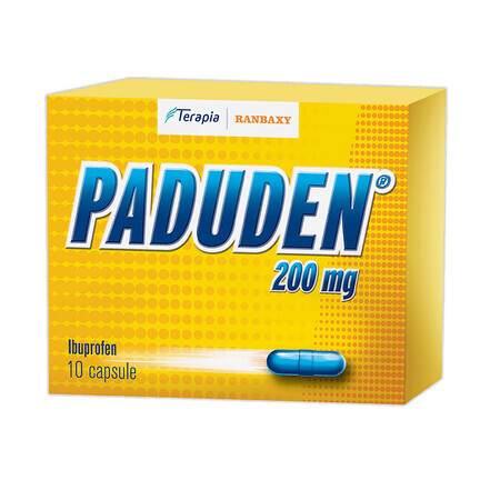 Paduden 200mg, 10 cápsulas, Terapia