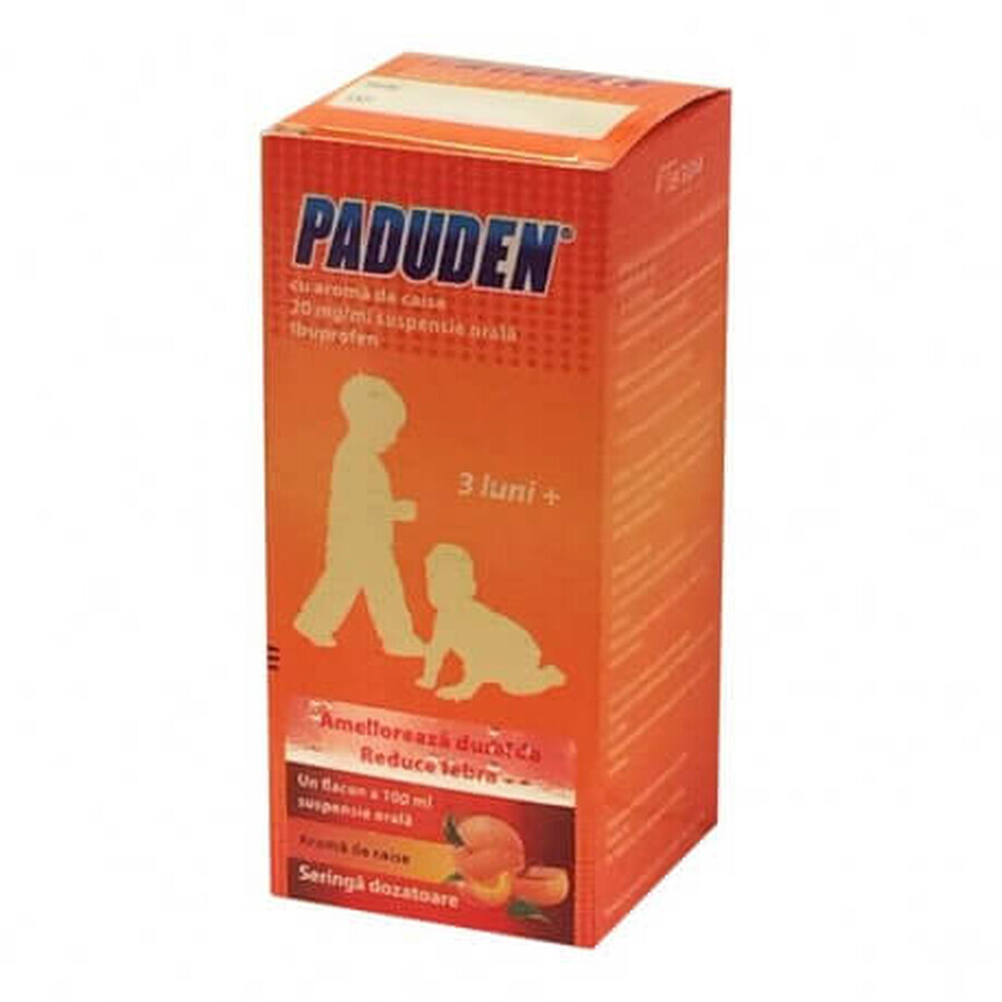 Paduden albaricoque suspensión oral 20 mg/ml, 100 ml, Terapia