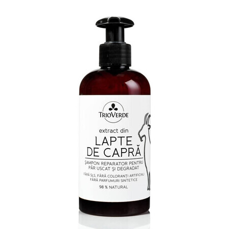 Repairing shampoo with goat milk extract, 250ml, Trio Verde