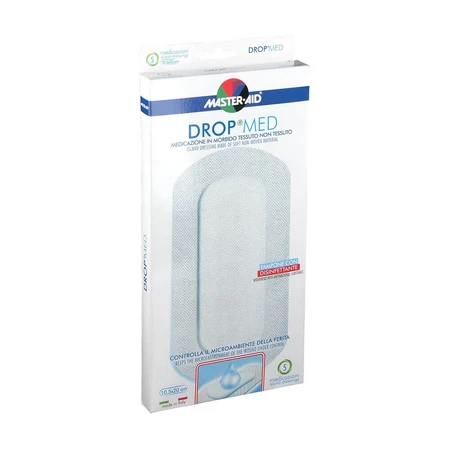 Apósito postoperatorio Drop Med 10,5X20 cm, 5 piezas, Pietrasanta Pharma