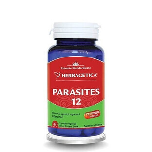 Parasites 12 Detox Forte, 30 cápsulas, Herbagetica