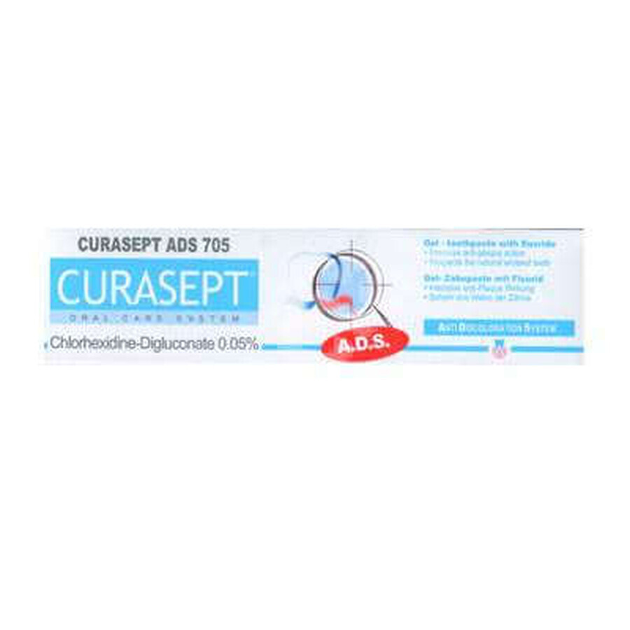 Zahnpasta mit Chlorhexidin 0,05% Curasept, 75 ml, Curaprox