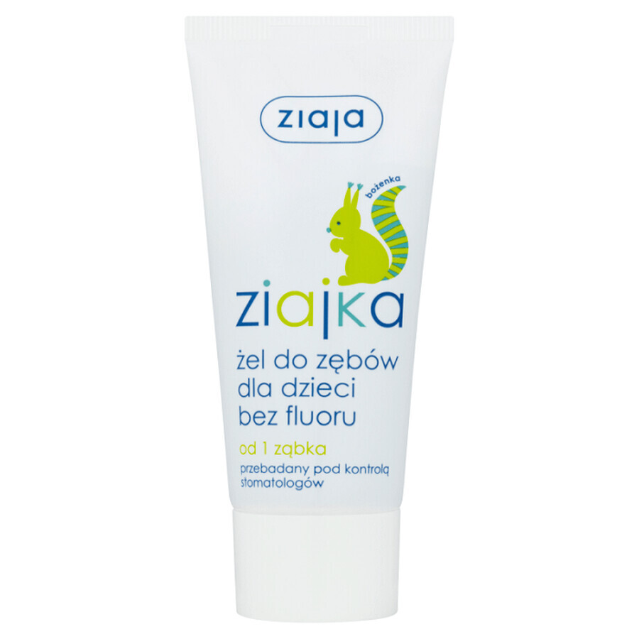 Gel dentífrico con arándanos para niños, Baby&amp;Kids, 50 ml, Ziaja