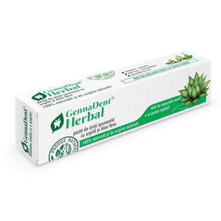 Dentífrico GennaDent Herbal, 50 ml, Vivanatura