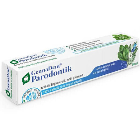 Dentífrico GennaDent Parodontik, 80 ml, Vivanatura